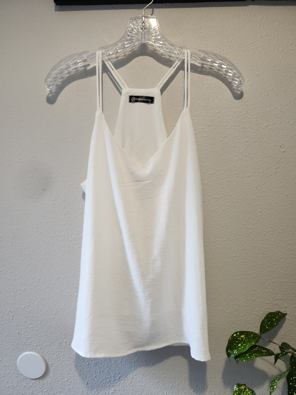 Everyday White Double-Strap Cami by Aritzia